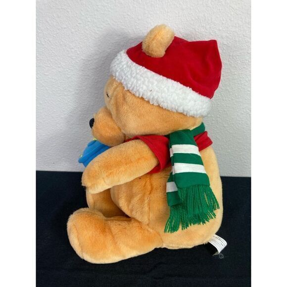 Disney Winnie the Pooh‎ Plush 19" Christmas Holiday Edition Stuffed Animal Toy - Picture 8 of 11
